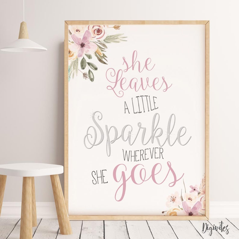 prints for little girl room