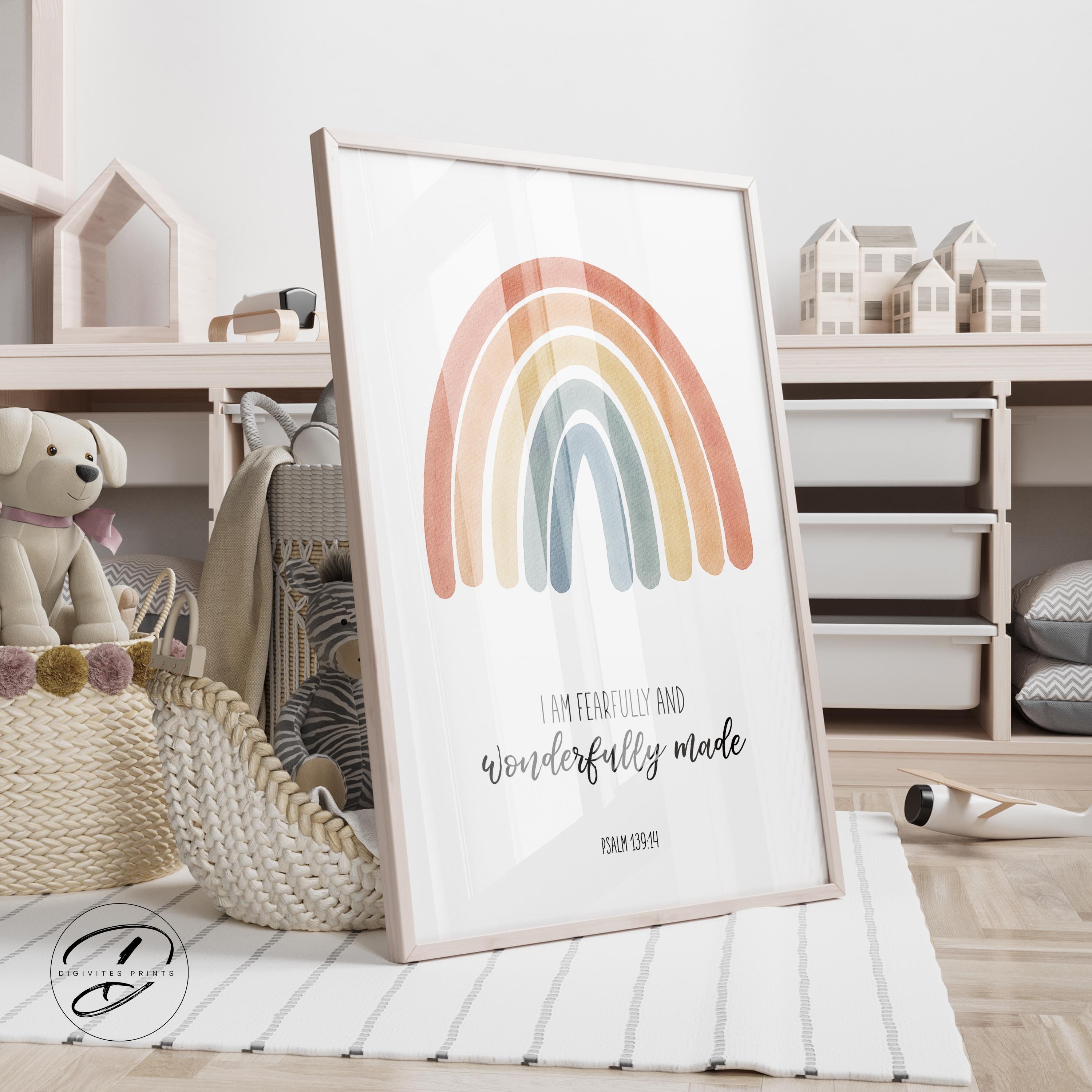 Foedor Nursery Wall Decor - 'How Cool Is It' Bible Verse Canvas Banner For Kids Room, Playroom, Classroom - View #4