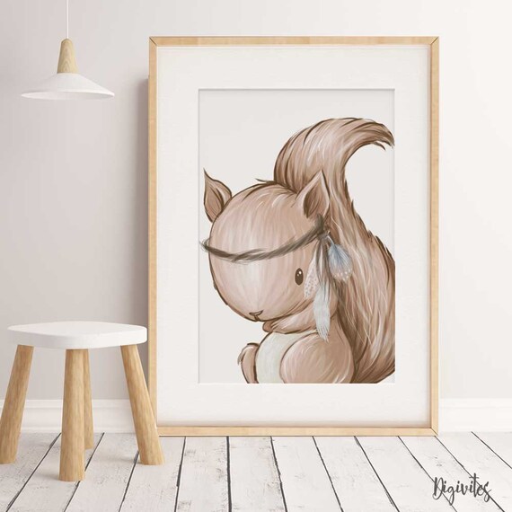 boho woodland nursery decor