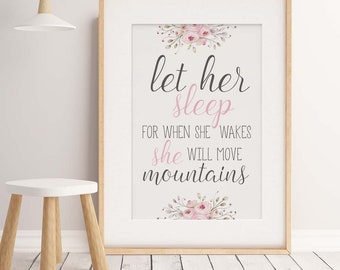 Let Her Sleep Art - Etsy