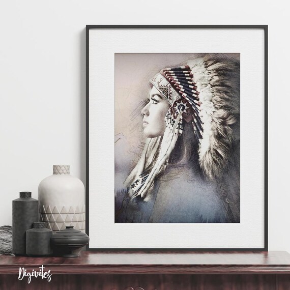 American Indian Wall Art Woman Home Decor Artwork Living Ireland - Native American Wall Decor Ideas American Indian Wall Art Woman Home Decor Artwork Living Ireland - Native American Wall Decor Ideas