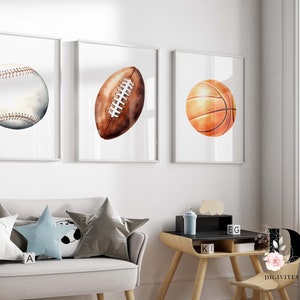 Sports wall art, sports art, printable wall art, boys bedroom decor, Wall decor, Wall art for boys, Minimalist bedroom decor, basketball