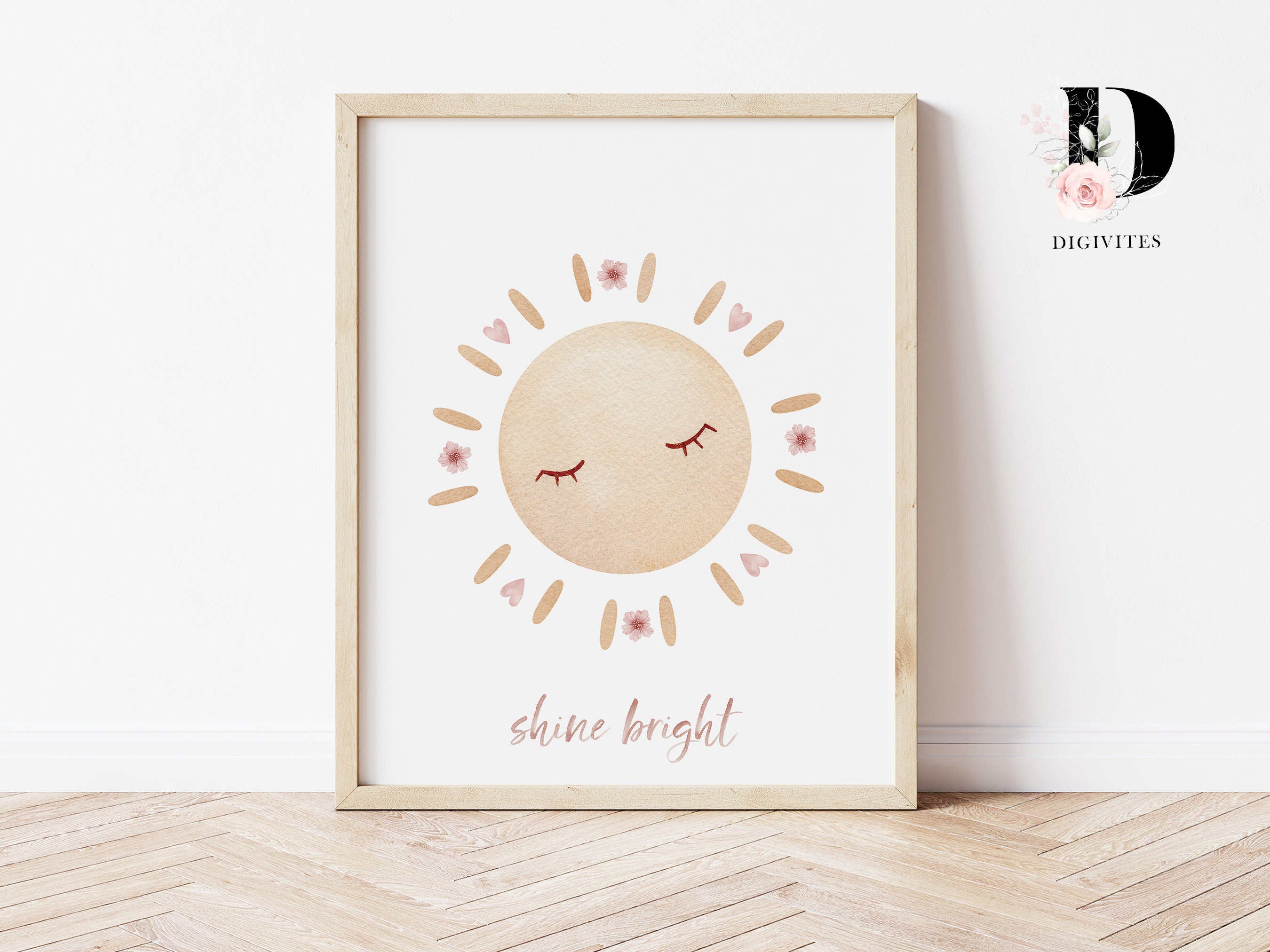Boho Rainbow Set of 3 Nursery Prints Girl Nursery Wall Art - Etsy Australia