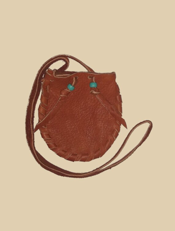 Elk Leather 3-1/2 X 4 Neck Pouch No Brand on Front - Etsy