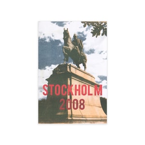 STOCKHOLM 2008 - risograph travel photo zine