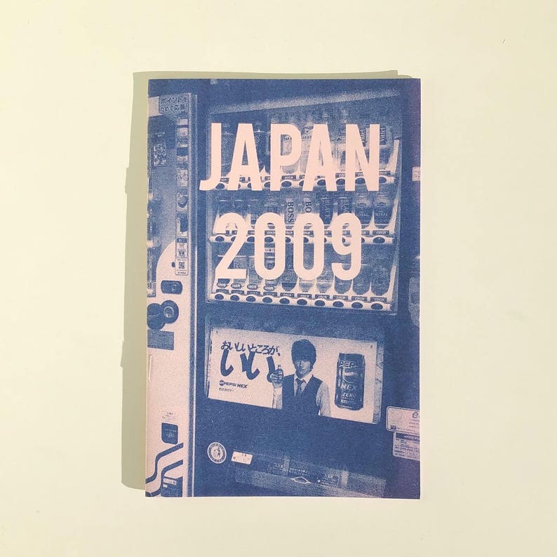 JAPAN 2009 risograph travel photo zine image 2