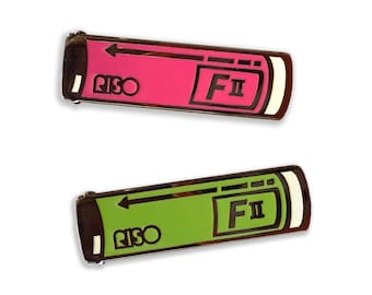 Riso Ink Tube Hard Enamel Pin Risograph Flair