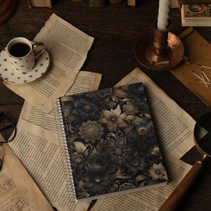Victorian Luxe - Spiral Notebook - Ruled Lined Pages for Busy Witches & Creatives, Journal for Spell Planning and Daily Thoughts