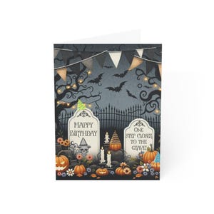 One Step Closer - Gothic Greeting Card, Alternative Card, Witchy Birthday Card, Dark Fantasy Card, Gothic Birthday Card, Spooky Card