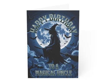 Cute Gothic Girl Christmas Tree Greeting Card 145 X 145mm | Desertcart Islands