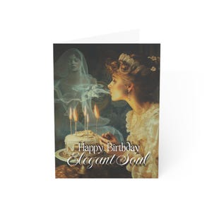 Elegant Soul - Gothic Greeting Card, Alternative Card, Witchy Birthday Card, Dark Fantasy Card, Greeting Card Alternatives, Alternative Gift