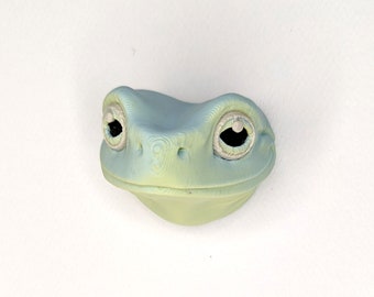 Tree Frog Magnet Head - High Resolution 3D Printed Design Multi color - MatMire Makes Design