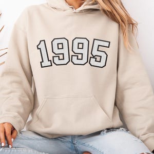 Custom Embroidery Birthday Hoodie,Vintage Embroidered Sweatshirt,30th 40th 50th Birthday Gift,Cute Birthday,Birthday Apparel,Graduation Year
