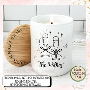 Mr. and Mrs. Candle Gift,Personalized Engagement Candle Gift,Unique Wedding Gift,Custom Scented Candle for Couples, Bridal Party Keepsake