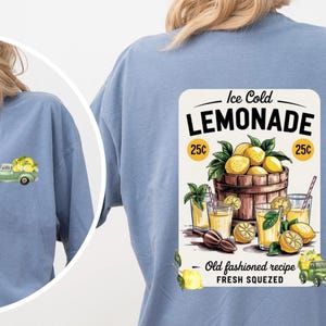 Vintage Lemonade Graphic T-Shirt,Tshirts For Women,Summer Tshirts,Retro Squeeze Shirt,Fruit Slices Tee,Fruit Shirt,Perfect for Picnics