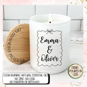 Mr. and Mrs. Candle Gift,Personalized Engagement Candle Gift,Unique Wedding Gift,Custom Scented Candle for Couples, Bridal Party Keepsake