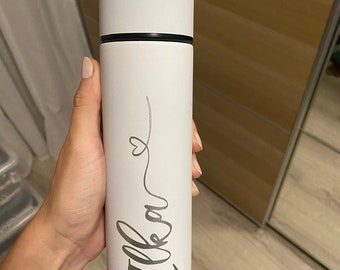 Personalized Beautiful Insulated Bottle With Tea Strainer