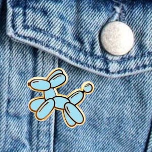 Balloon Buddy Enamel Pin - Balloon Animal Lapel Pin - Dog -  Gift for Him & Her - Perfect Little Accessory