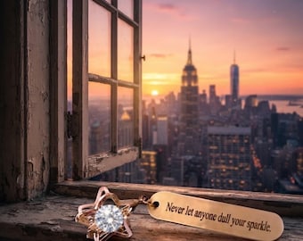 Pin esmaltado "Nunca dejes que nadie apague tu brillo": accesorio motivacional para la solapa.