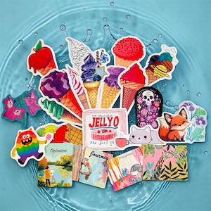 Alltagssticker-Wundertüte: verschiedene Abziehbilder in Packungen von 20-200 Stück