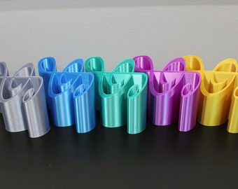 3D printed Treble clef pencil holder