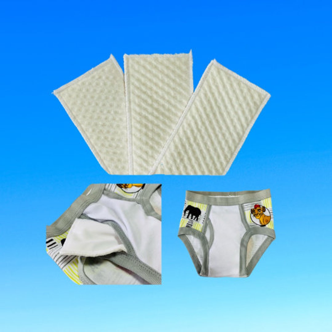 Pocket Pee Pad Potty Training Pants Mini Insert Boy Briefs Soaker Pad 3