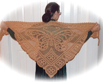 Viceroy Butterfly Shawl Pattern