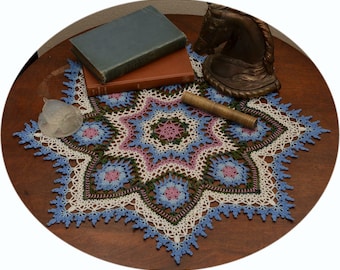Blue River Doily Crochet Pattern