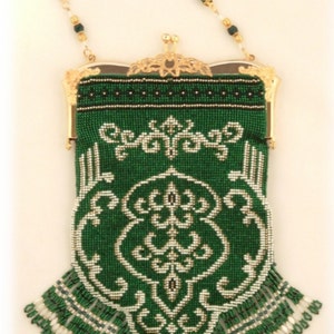 Diplomat ( Crocheted Beaded Purse Pattern  )  PDF Download