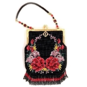 Reflections ( Crocheted Beaded Purse Pattern ) PDF Digital Download