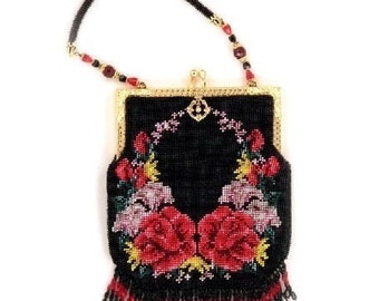 Reflections ( Crocheted Beaded Purse Pattern ) PDF Digital Download