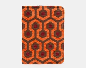 Housse pour passeport en tapis personnalisée - Porte-passeport vintage - Organiseur de passeport tapisserie - Porte passeport de voyage - Hôtel Overlook « The Shining »