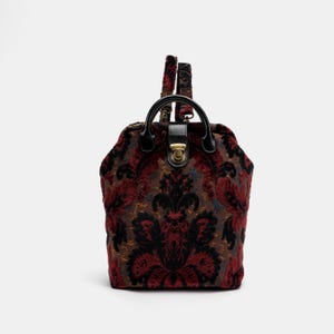 Mochila de diario con alfombra, mochila minimalista de cuero, bolso cruzado versátil, bolso vintage, organizadores inteligentes, terciopelo desgastado revival sephia