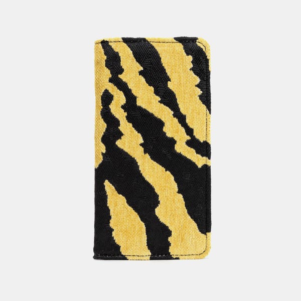 Copri libretto degli assegni personalizzato in moquette - Custodia per libretto degli assegni vintage - Organizer per libretto degli assegni in arazzo - Protezione per libretto degli assegni da viaggio - Strisce di tigre