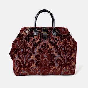 Handcrafted Mary Poppins Bag carpet Weekender carpet Travel Bag duffel Bag queen Wine Etsy