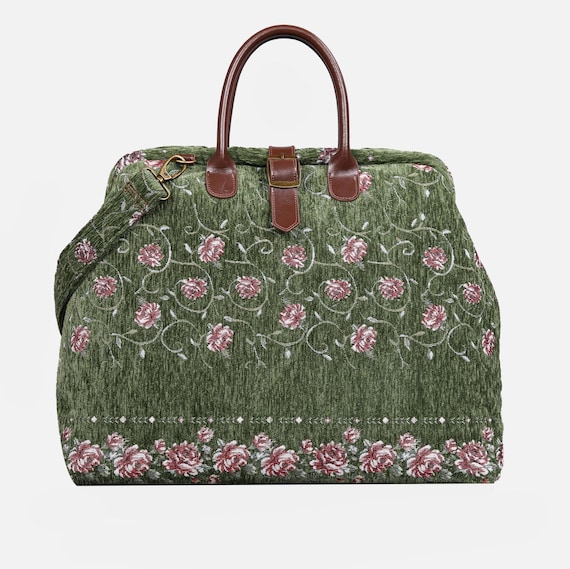 Handcrafted Mary Poppins Bag-carpet Weekender-carpet Travel Bag