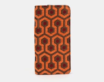 Personalized Carpet Checkbook Cover-Vintage Checkbook Case -Tapestry Checkbook Organizer-Travel Checkbook Protection-Shining Overlook Hotel