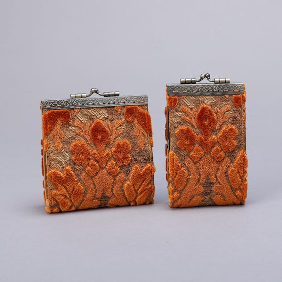 11 & 17 Card Slots Wallet-handsewn Carpet Wallet-vintage Kiss Lock