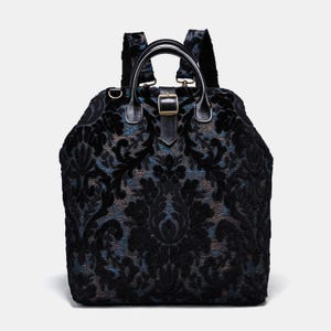 【EEUN】Carpen Bag Carpet Purse Pattern Floral Wine Carpetbag of America