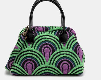 Carpet Satchel-Mary Poppins Carpet Bag-Everyday Carry Crossbody Bag-The Shining Room 237
