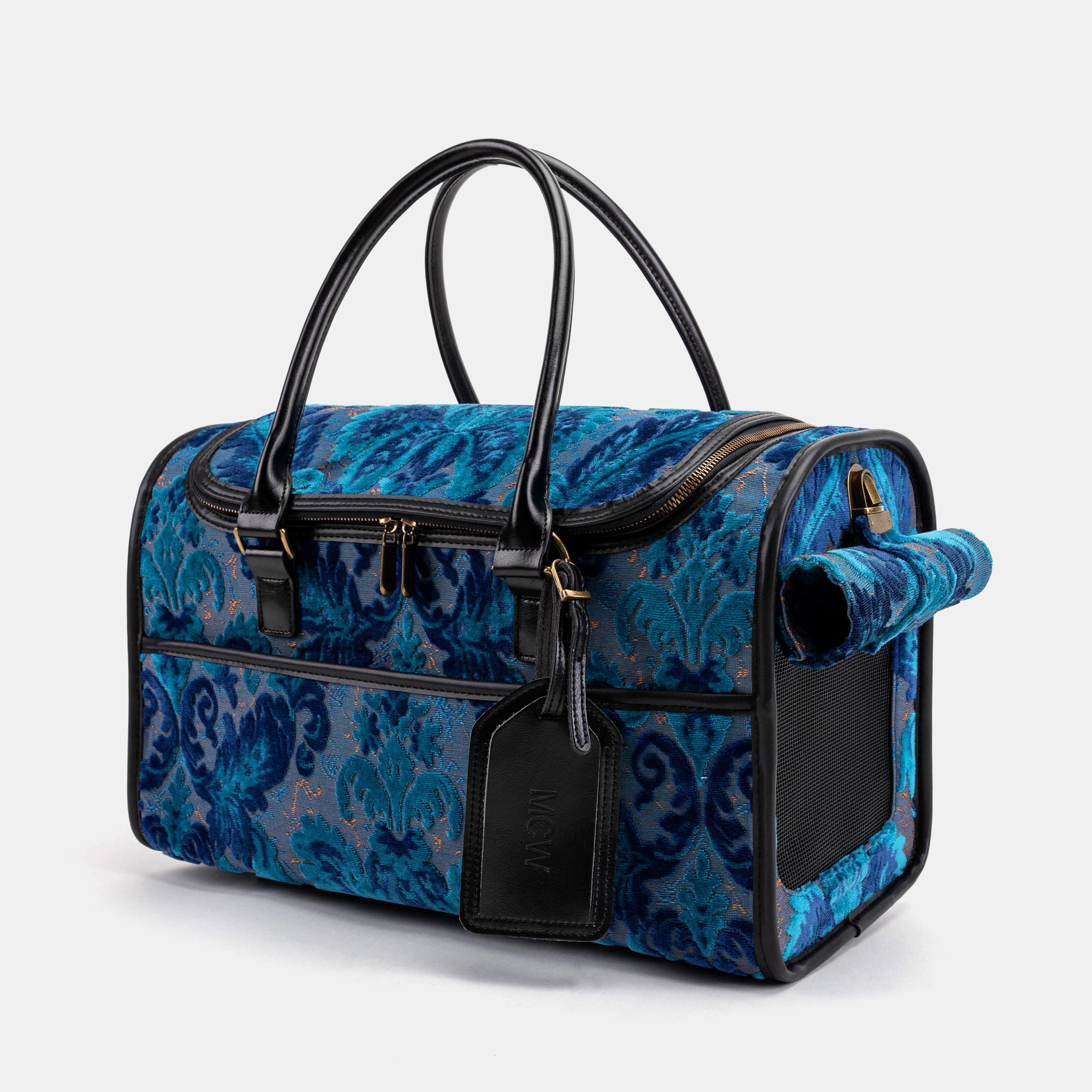 【EEUN】Carpen Bag Carpet Purse Pattern Floral Wine Carpetbag of America