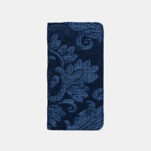 Personalized Carpet Checkbook Cover-Vintage Checkbook Case -Tapestry Checkbook Organizer-Travel Checkbook Protection-Queen Royal Blue