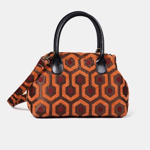 Carpet Satchel-Mary Poppins Carpet Bag-Everyday Carry Crossbody Bag-"The Shining" Overlook Hotel