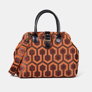 Sac à main en tapis cousu main-Sac pour tapis Mary Poppins-Sac à bandoulière à porter pour tous les jours-The Shining Overlook Hotel
