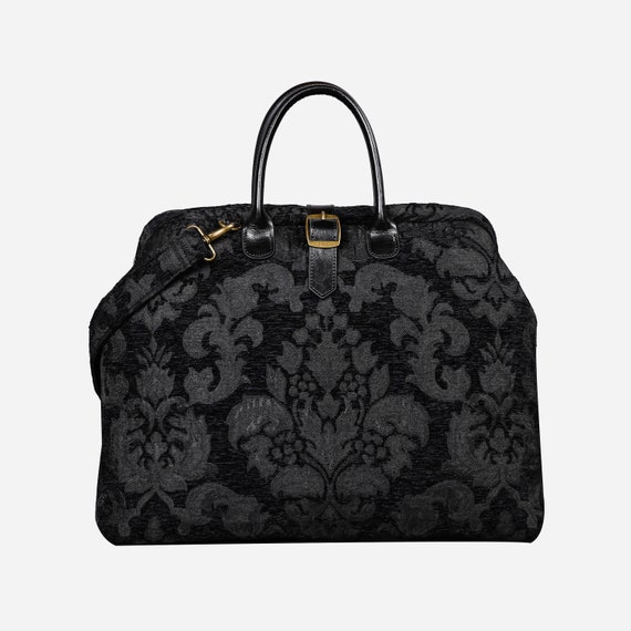 Handcrafted Mary Poppins Bag carpet Weekender carpet Travel Bag duffel Bag v.b. Black Etsy