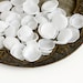 White rose petals - handmade silk flower petals, wedding decor, wedding flowers, bridal, gift wrapping, handmade supplies, photo prop