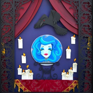Sympathetic Vibrations Print, Hellsichtiger Geist Cutout Art