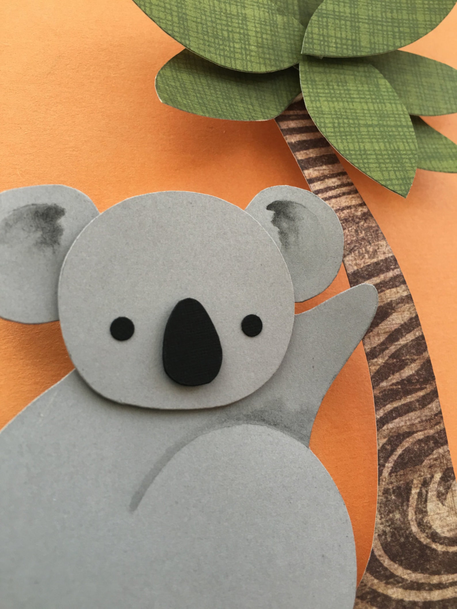 Australia, Zoo, Nursery Decor, Koala Paper Cutout Etsy