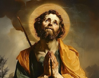 Saint James The Apostle | High Definition Instant Download | Christian Catholic Artwork