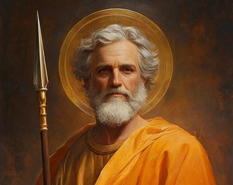Heilige Thomas de Apostel | Directe download in hoge resolutie | Christelijk-katholiek kunstwerk